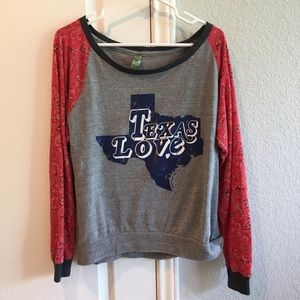 Texas Love Long Sleeve Shirt